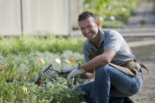 Finchley homeowner enjoying a well-kept lawn
